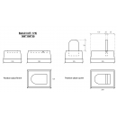 Sabot de portail en fonte à bascule - saillie 70 mm ROLLINGER