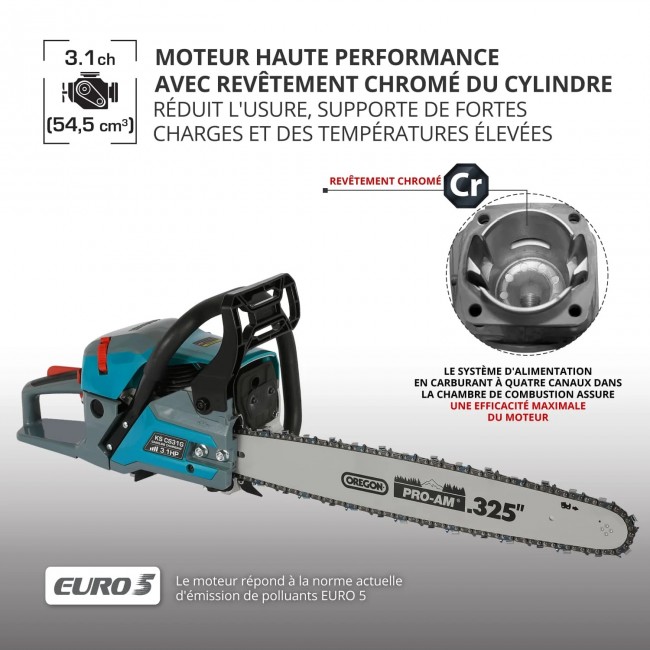 Tronçonneuse thermique 54 cm3 - 45 cm - KS CS31G-18-1 - Bricozor 7.jpeg KONNER & SOHNEN