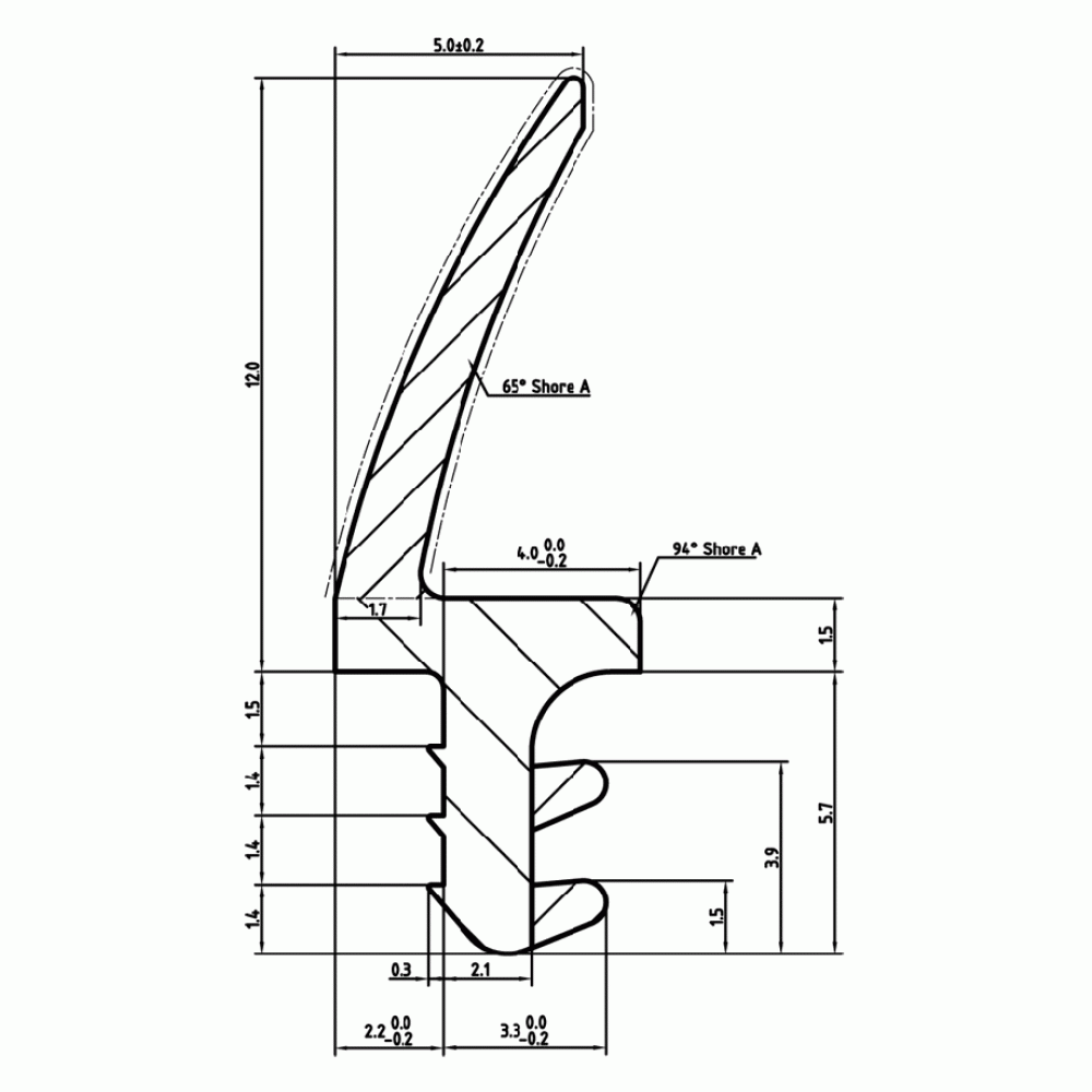 Joint Porte Fenetre Isolation Thermique et Phonique D-Profil,Joint