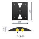 Passe-câble caoutchouc pour câbles 2 x Ø 80mm + bouchons - CP800 - Bricozor 1.jpg VISO
