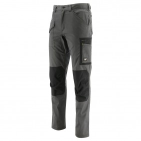 Pantalon de travail extensible ajusté Essentials CARGO - gris et noir Caterpillar