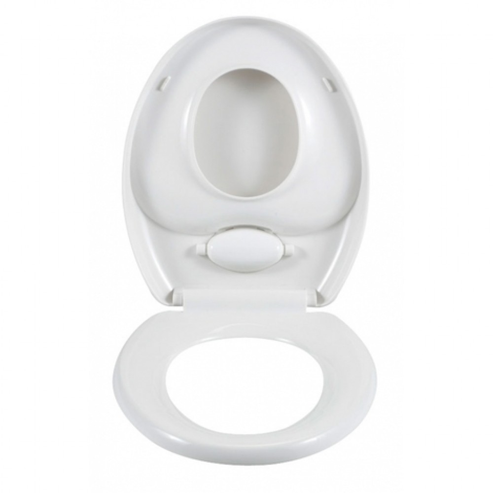 Abattant Toilette Avec Reducteur, Lunette WC Charnière Robuste Et