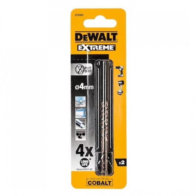 Forets métaux HSS cobalt extreme - queue cylindrique DT49 - Bricozor 2.jpeg DEWALT