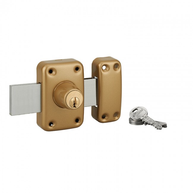 Verrou de porte - 2 cylindres - 30 mm - pêne 160 mm - Capital - Bricozor.jpeg FTH THIRARD