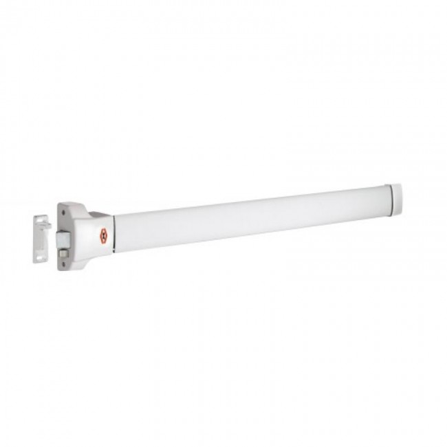 Serrure antipanique 1 point - recoupable - blanc 9016 - Pushbar 90+ - 838mm - Bricozor.jpeg JPM