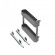 Porte-bouteilles latéral extractible Harmony anthracite - 2 paniers