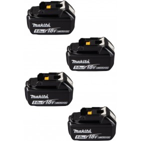 Lot de 4 batteries Makstar Li-Ion 18V - 5Ah -BL1850B MAKITA