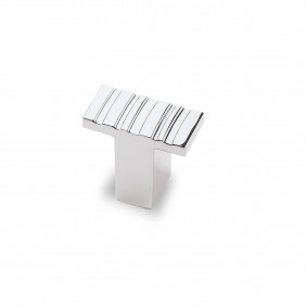 Bouton de meuble rectangulaire Oka - 40x20 mm - hauteur 26 mm - par 4 HETTICH