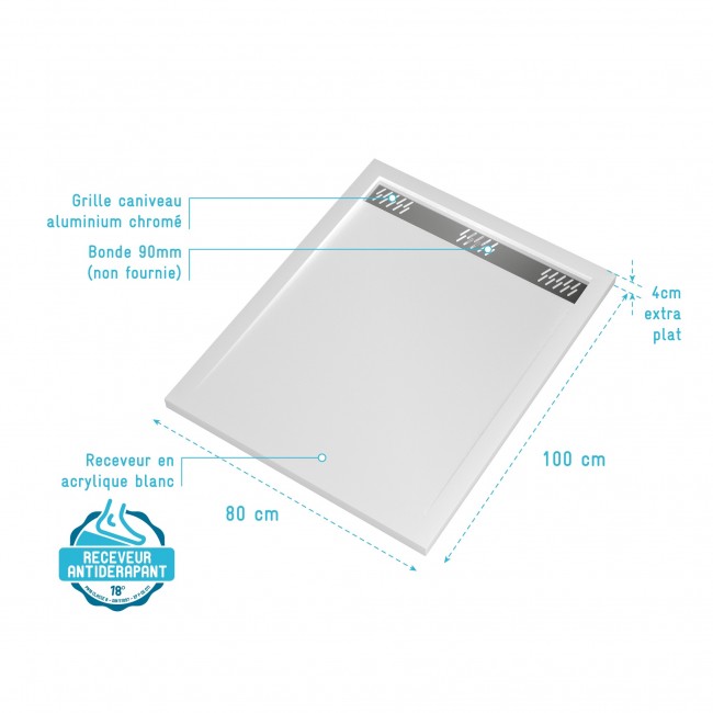 schema-receveur-de-douche-extra-plat-blanc-100x80cm-avec-caniveau-pure-2-aurlane.jpg AURLANE