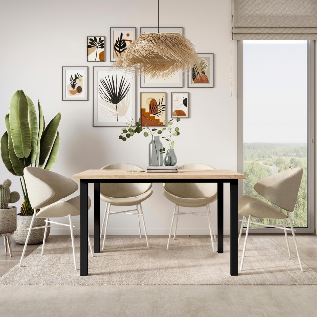 Pieds et cadre pour table - acier - rigide - 1150x750 - noir - Bricozor 1.jpeg EMUCA