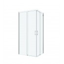 Paroi de douche - coulissante / 2x2 vantaux sans seuil 80 cm - Tyxo LEDA