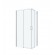 Paroi de douche - coulissante / 2x2 vantaux sans seuil 80 cm - Tyxo