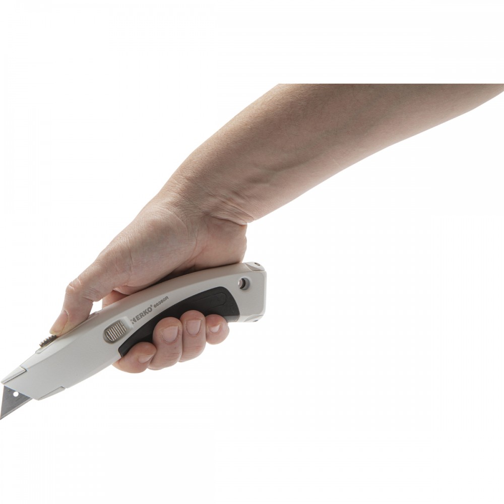 Cutter, Couteau à lame rétractable 60mm en alliage d'aluminium