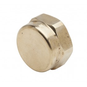 Bouchon laiton femelle 15x21 avec joint gaz FAVEX