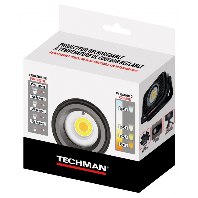 Projecteur rechargeable - température de couleur réglable - 1500 lm - Bricozor 2.jpeg OUTIFRANCE