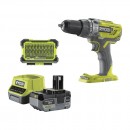 Perceuse à percussion 18V ONE+™ + 1 batterie 4Ah + sac de transport - R18PD3-140SA RYOBI
