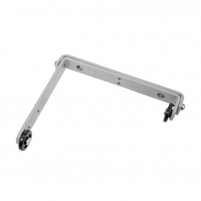 Sélecteur de fermeture 970C pour porte 2 vantaux à feuillure - argent VACHETTE