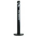 Cendrier sur pied mobile - format compact - Smokers' Pole RUBBERMAID