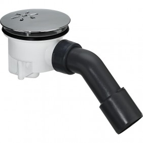 Bonde de douche 90 mm - capot chromé - Tempoplex VIEGA