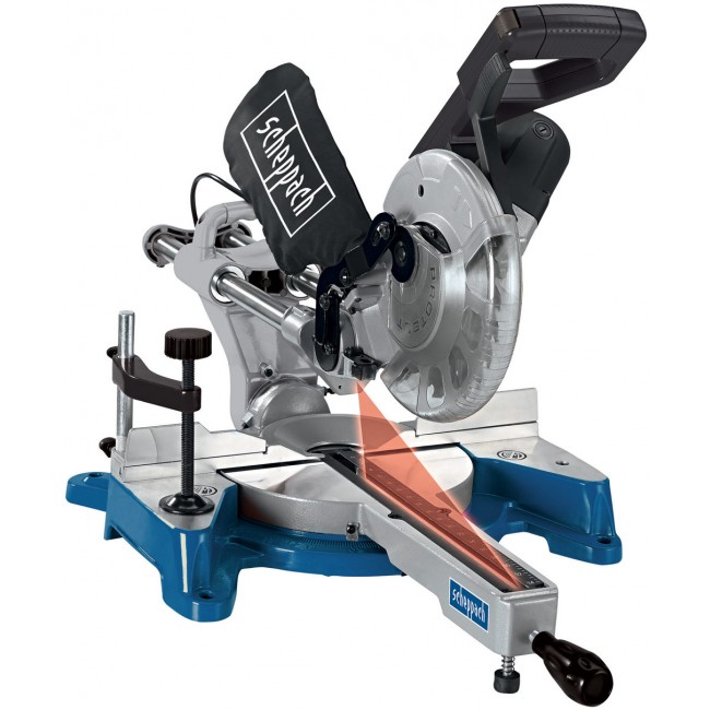 Scie à onglet radiale double inclinaison 1500W 210mm - HM80DB SCHEPPACH