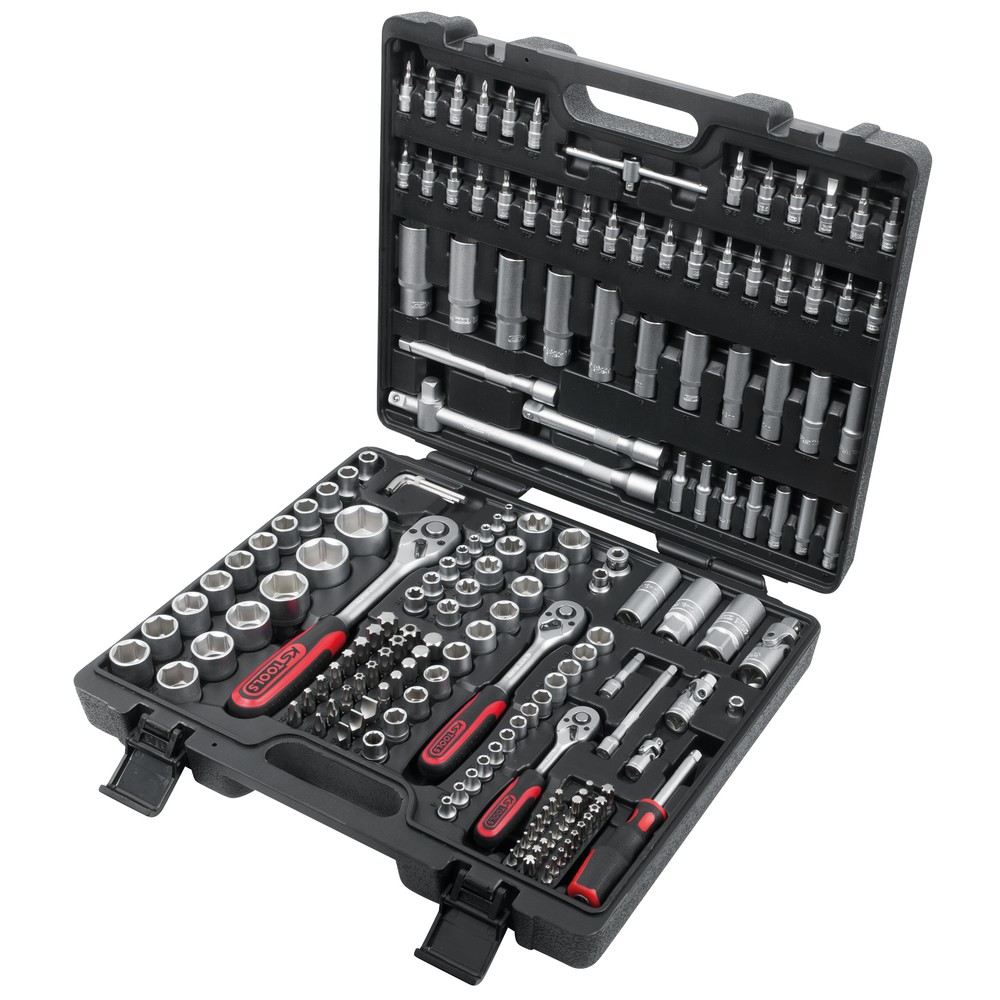 Coffret De Douilles KS TOOLS 118 Pièces 1/4" Et 3/8" Avec Module Mousse 1/1 - Neuf
