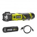 Lampe torche 4V USB Lithium (1x2.0Ah) - 640 lumens - RLP4-120G RYOBI