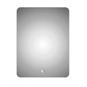 Miroir rectangulaire auto éclairant - Silver Moon - deux dimensions AURLANE