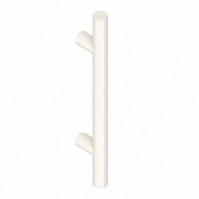 Bâton de maréchal LEViiTA - modèle droit - blanc RAL 9010 TIRARD