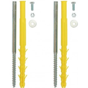 Jeu de chevilles M8 pour fixation radiateur ING FIXATIONS