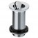 Bonde lavabo à clapet en laiton - Hauteur 100mm