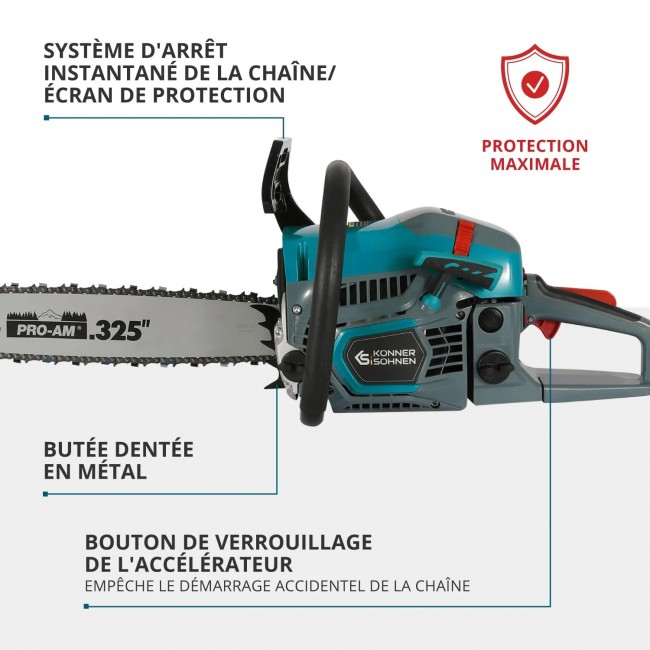 Tronçonneuse thermique 54 cm3 - 40 cm - KS CS31G-16-1 - Bricozor 5.jpeg KONNER & SOHNEN