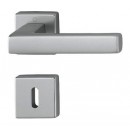 Paires de poignées sur rosaces carrées - clé L - Toulon inox HOPPE