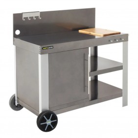 Desserte équipée - en acier - Nova XL COOK IN GARDEN