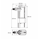 Schéma - Robinet flotteur seul - alimentation latérale - SR+ - Bricozor.png DUBOURGEL