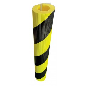 Protection mousse pour tuyau Ø30 et 50 mm - coloris noir/jaune VISO