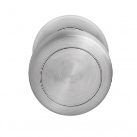 Bouton de porte disque décentré fixe - Ø54mm - EK530GRL71 - inox satiné KARCHER DESIGN