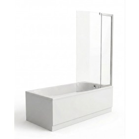 Pack bain-douche 160x85cm droite Malice avec pare-bain 2 volets et tablier JACOB DELAFON