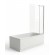 Pack bain-douche 160x85cm droite Malice avec pare-bain 2 volets et tablier