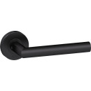 Poignée sur rosace inox Vogue - Ø52 mm - finition noir carbone VACHETTE ASSA ABLOY