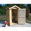 Abri de jardin bois 16 mm Eden 1,83 m2 Foresta.jpg HABRITA