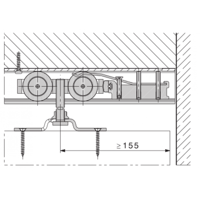 Rail pour vantail 120 kg Junior 120 A.png HAWA