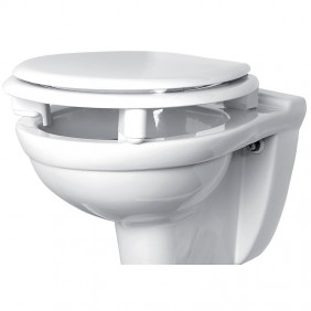 Abattant double rehaussé de 70 mm - blanc - Tradition OLFA