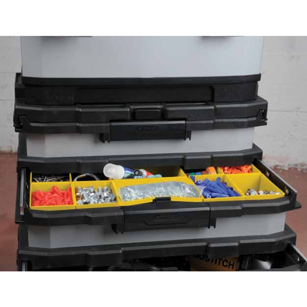 Les produits   Boite à outils, servante - Servante d'atelier en  métal - 5 tiroirs STANLEY