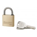 Cadenas à clé en laiton monobloc avec anse inox - MACH.3 T2 FTH THIRARD