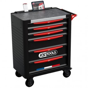 Servante d'atelier - 6 tiroirs - 364 outils KS TOOLS