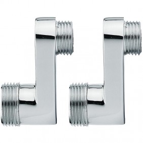 Paire de raccords excentrés de 40 mm -  M15x21 - M15x21 RIQUIER