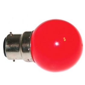 Ampoule LED - 0,62W - B22 - IP44 - Rouge FESTILIGHT