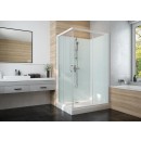 Cabine de douche à portes coulissantes verre transparent - Iziglass 2 LEDA