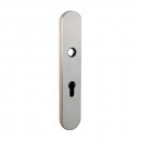 Plaques seules pour poignées de porte - inox - 255x48 mm - NT91 NORMBAU