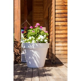 Pot rond - diamètre 80 cm - 170 litres - Toscane 13623 EDA PLASTIQUES